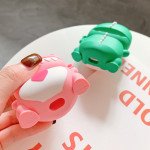 Wholesale Cute Design Cartoon Silicone Cover Skin for Airpod (1 / 2) Charging Case (Pink Dinosaur)